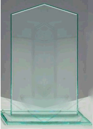 Glastrophe aus 6 mm Glas